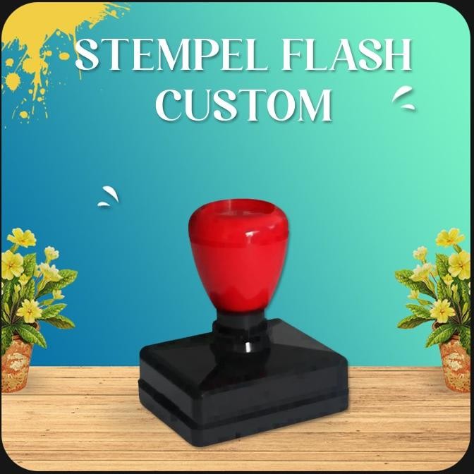 

NEW!!! CETAK CUSTOM Stempel Warna Flash | Stempel Lunas | Stempel nama | Stempel Logo ( SUDAH BONUS TINTA )
