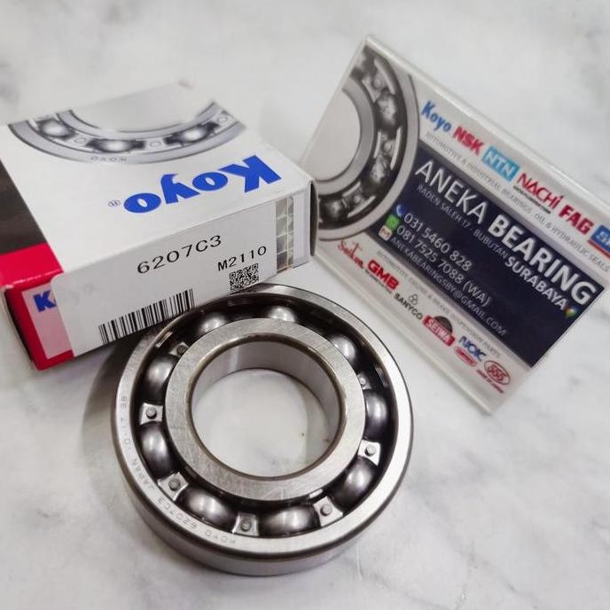 Promo BEARING 6207C3 KOYO JEPANG ORIGINAL AS KRUK TIGER 6207 C3 35X72X17 COD