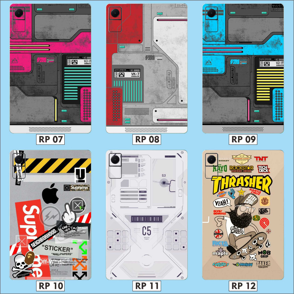 

Terlaris Presisi Xiaomi Redmi Pad Casing/Stiker Panel Vynil Bisa Custom Dan COD