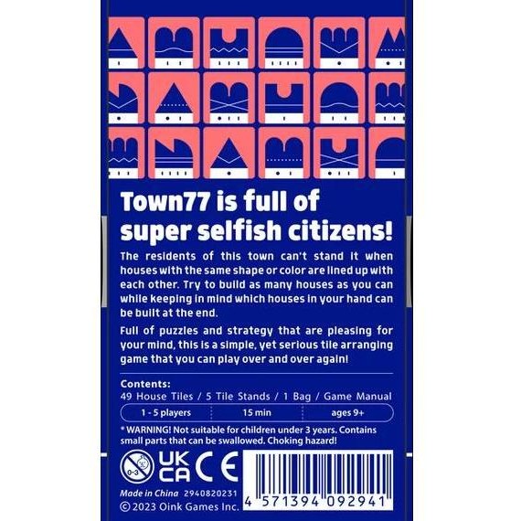 Town 77 Board Game Kualitas Original