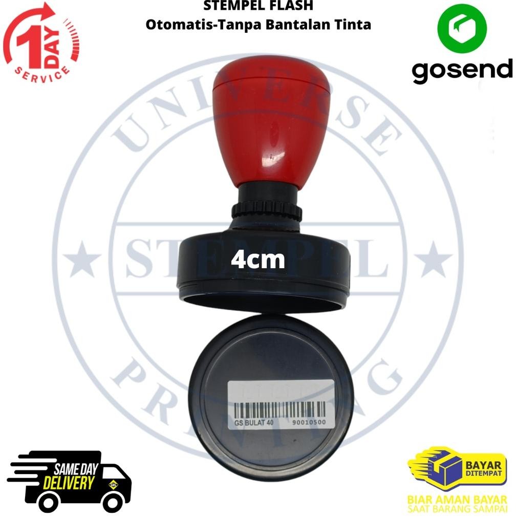

NEW!!! (4.0) Cetak Stempel Flash Bulat Otomatis - Tanpa Bantalan Tinta Stempel Kilat