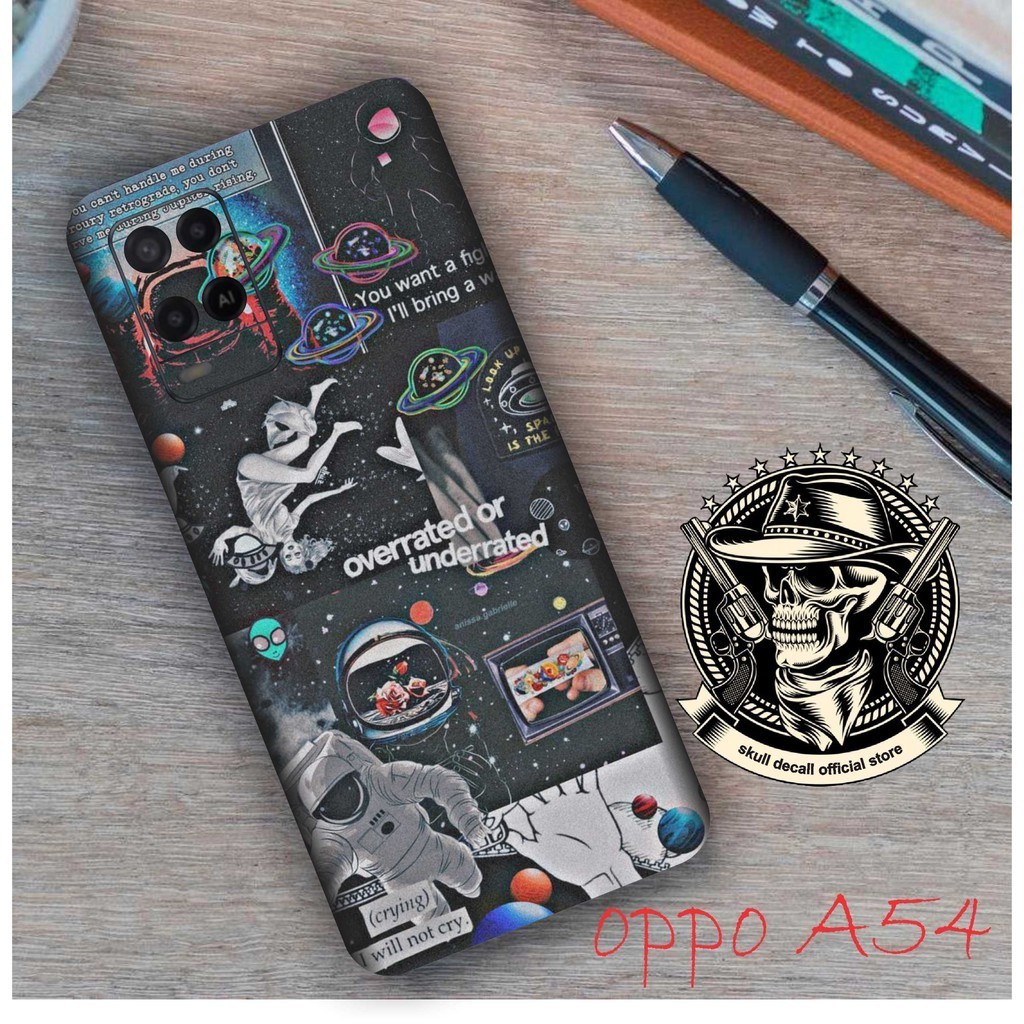 

Terlaris Presisi Oppo A54 Casing/Stiker Panel Vynil Bisa Custom Dan COD
