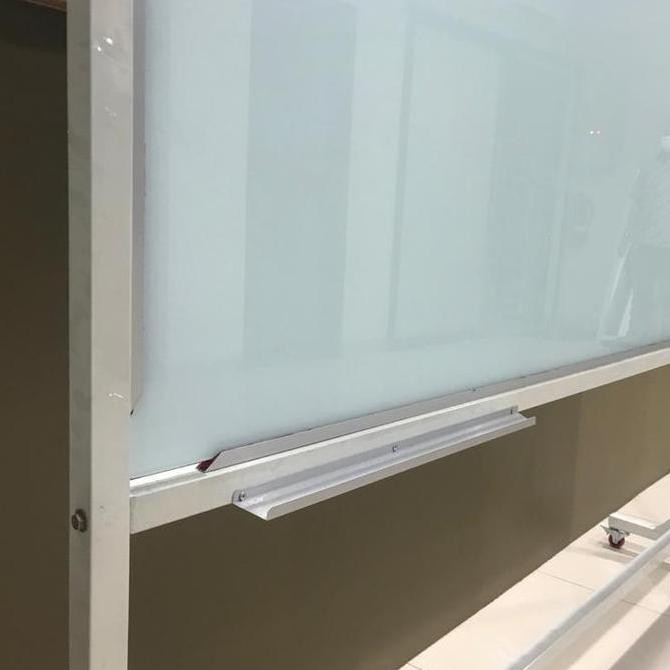 

glassboard standing roda 90x120 Kualitas Original