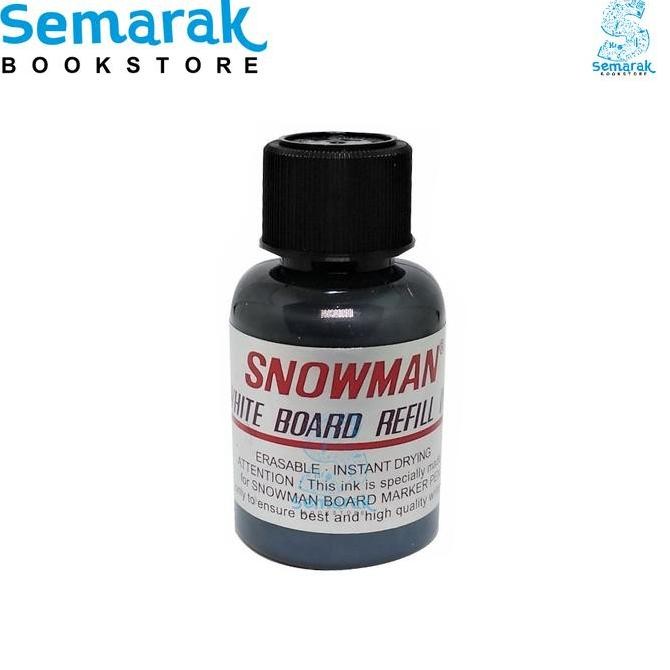 

Snowman Refill Ink For White Board Marker - Hitam [1 Pack / 12 Pcs] Kualitas Original
