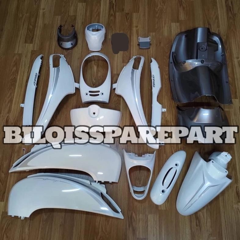 Body Scoopy 2016 Cover Full Set Body Halus Scoopy Fi Esp Tahun 2013 2014 2015 2016 Warna Putih Tanpa