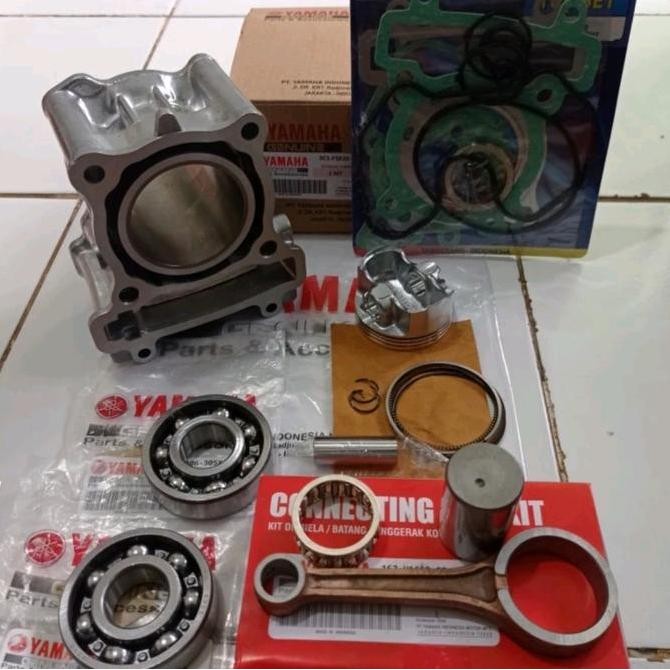BLOCK SEHER ASSY KOMPLIT PLUS STANG SEHER BEARING YAMAHA VIXION NEW  VIXION OLD KUALITAS ORI Motor M