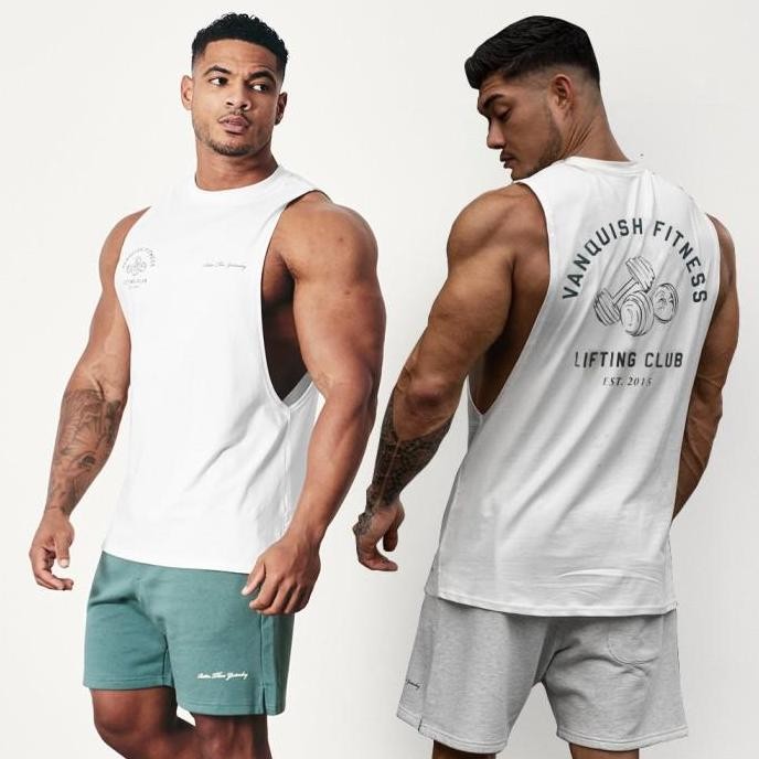 TANKTOP PRIA GYM VANQUISH FITNESS BX-8 SPORT Murah
