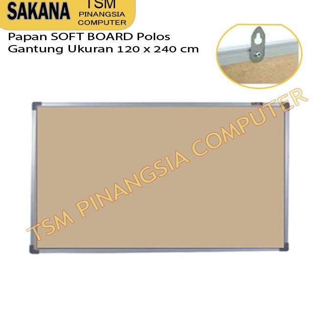 

Sakana 120 x 240 cm Papan Tulis Soft Board - Softboard Gantung Kualitas Original