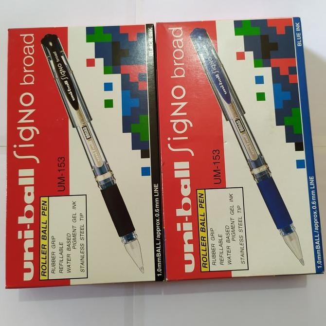 

Bolpen Uniball sighno UM-153 ( Hitam & Biru ) Kualitas Original