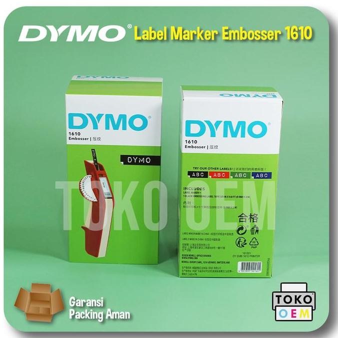 

Premium Label Maker Emboss Dymo 1610 (BONUS 2 LABEL)