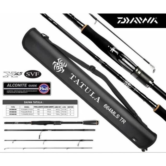 

Terlaris Joran Daiwa Tatula 664 694 704 Travel Rod Spinning | Joran Sambung 4