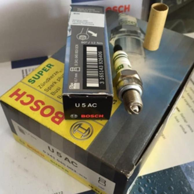 Promo Busi sepeda motor BOSCH U5AC untuk supra mio skywave dll (GROSIR) COD