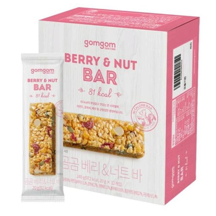

Berry Nut Bar Gomgom Korea/Protein Bar