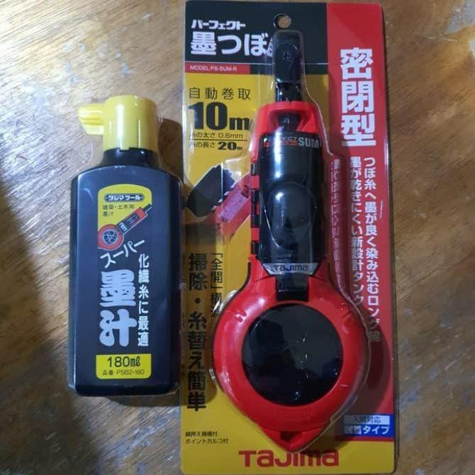 

(LjT)PROMO PAKET Tajima sipatan 10m + tinta hitam Kualitas Original