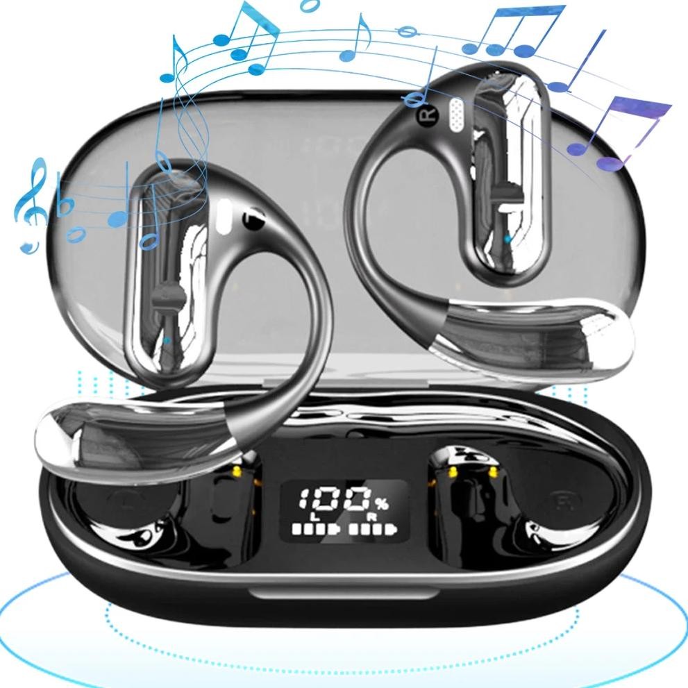 

144 Languages AI Translator Earbuds Bluetooth-Compatible 5.3 Stereo Earhook Sports Headphone for Sports Travel Business Learning