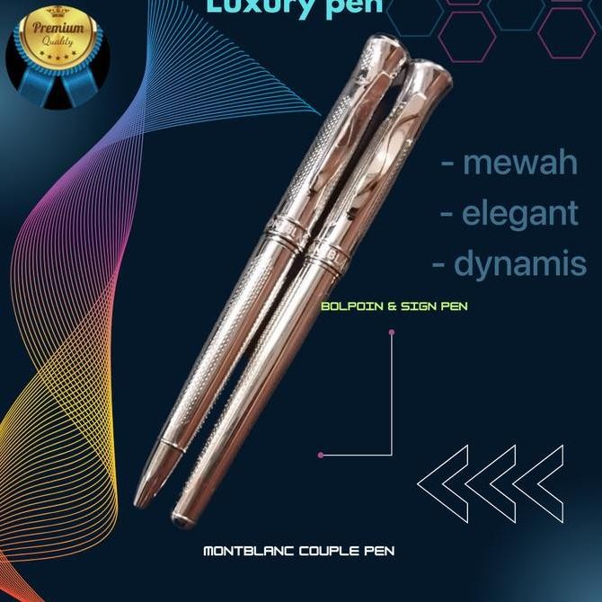 

pulpen mewah mb stainless exclusive Kualitas Original