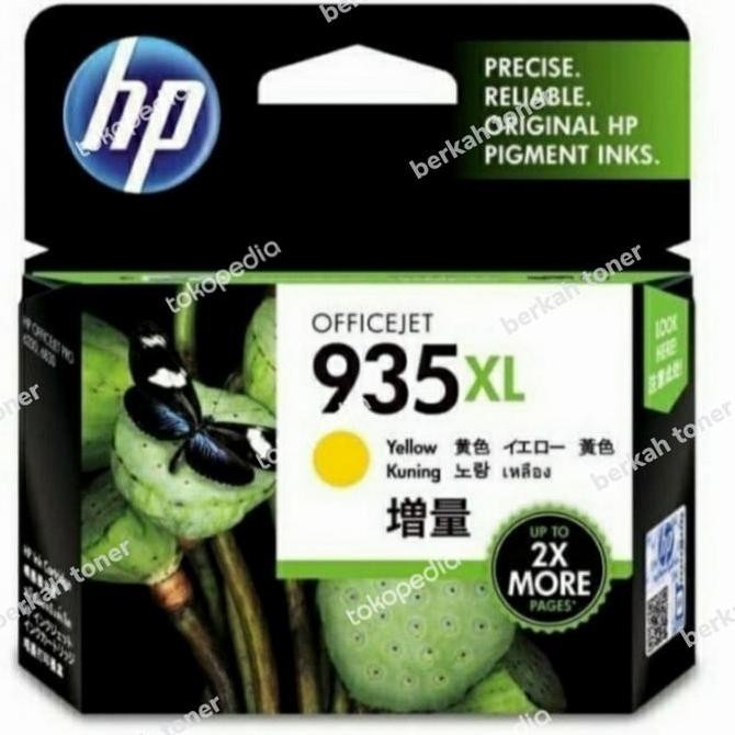 

tinta hp 935xl yellow original for printer 6230,6830 Kualitas Original