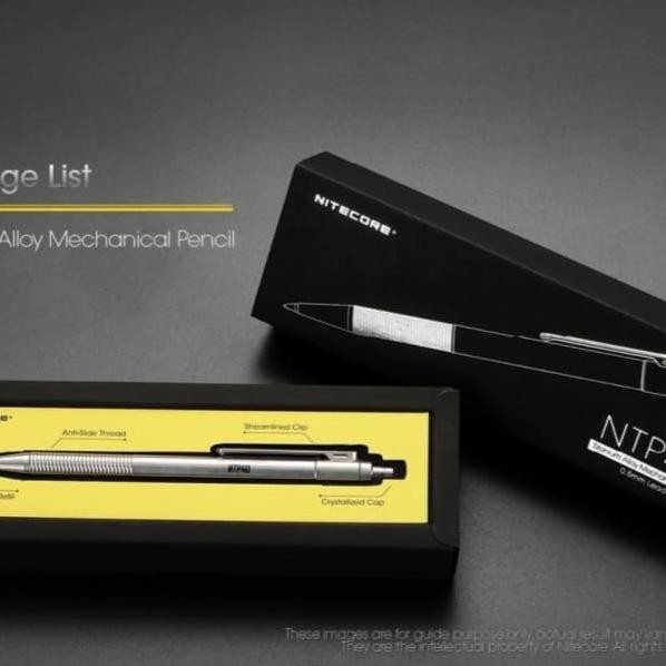 

TITANIUM ALLOY Mechanical Pencil NITECORE NTP40 Kualitas Original