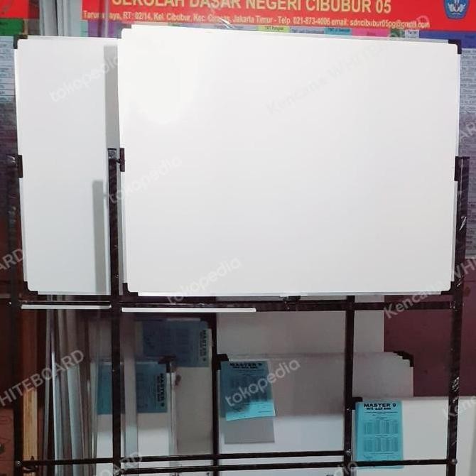 

white board stand Double Face 90 120 Cm Kualitas Original