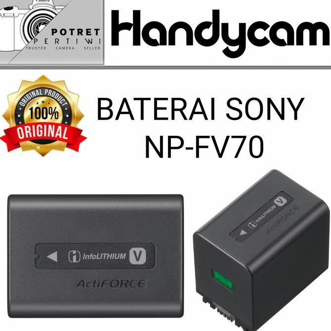 BATERAI SONY NP-FV70 / BATERAI HANDYCAM SONY NP-FV70 Kualitas Original