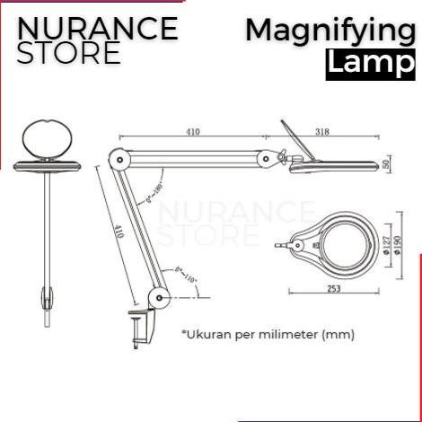 

MAGNIFYING LAMP / KACA PEMBESAR LLIGHT 9003 LED ( 8 DIOPTER ) Kualitas Original