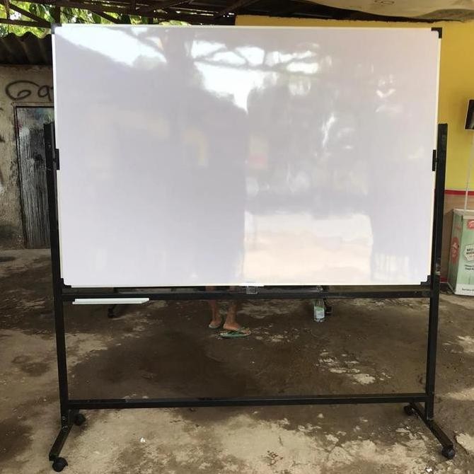 

whiteboard standing 120x120 Kualitas Original