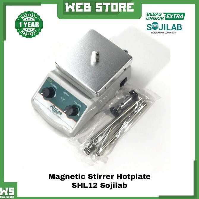 

Magnetic Stirrer Hotplate Pemanas Lab Alumunium Plate 2000ml Sojikyo Kualitas Original