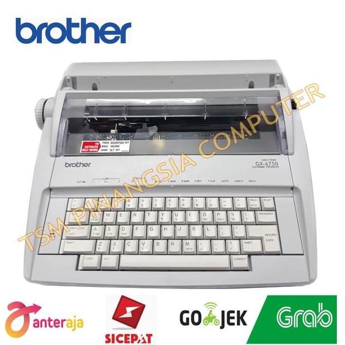 Premium Mesin Tik Elektrik Brother GX-6750