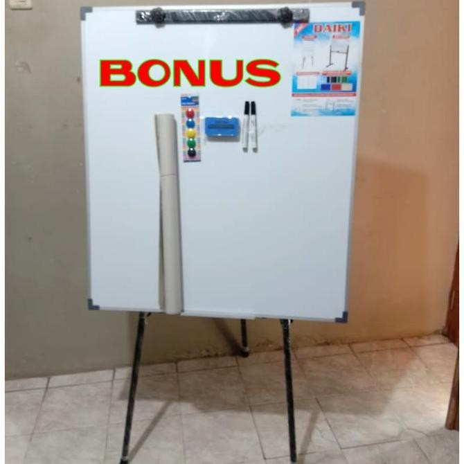 

Flipchart DAIKI magnetic JUMBO Uk 90x100 Cm Kualitas Original