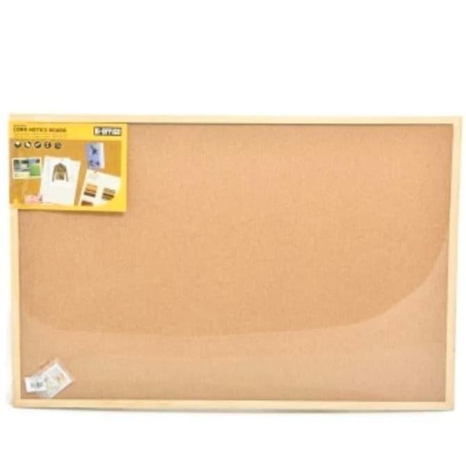 

BI-SILQUE CORK BOARD 90x60 CM Kualitas Original