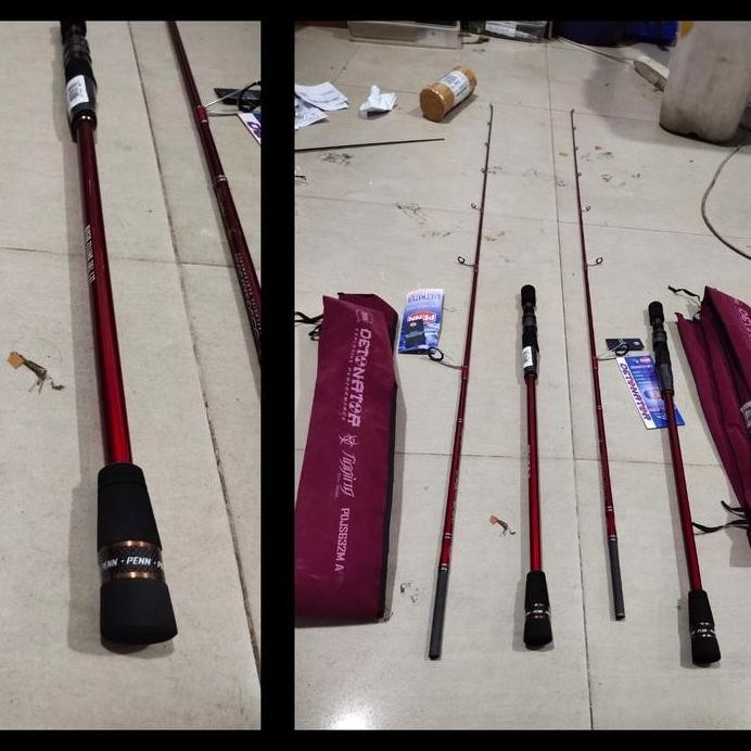 

Terlaris Joran Penn Detonator Pdjs 632 Atau 662 Joran Jigging Carbon