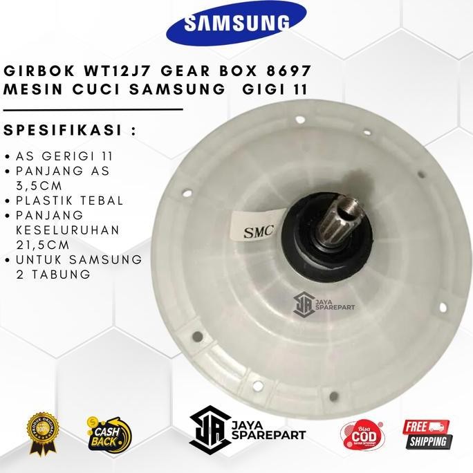Tersedia GEAR BOX 8697 MESIN CUCI SAMSUNG WT12J7 JAYASPAREPART BANDUNG