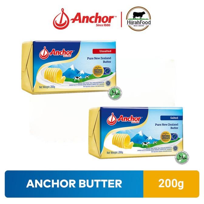 

[Ready/Spesial] Anchor Pure New Zealand Butter Pats (Salted / Unsalted) [Terlaris&Recommended]
