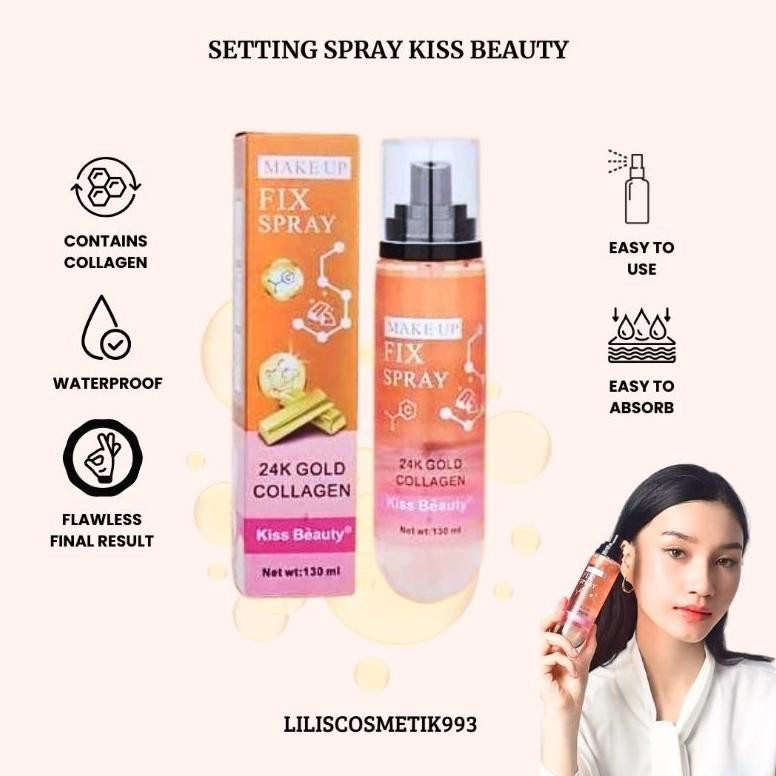 EL ECER FIX SPRAY SETTING SPRAY ALL VARIANT BY KISS BEAUTY 2288