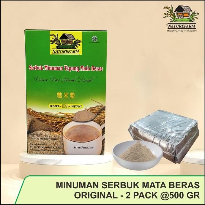 

Terlaris Minuman Tepung Mata Beras Nature Farm ( Naturefarm ) - Original