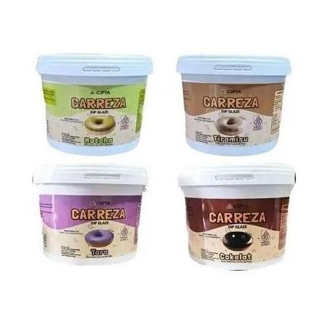 

Promo Carreza Dip Glaze 1Kg / 5Kg All Variant Topping Donat Roti La-92