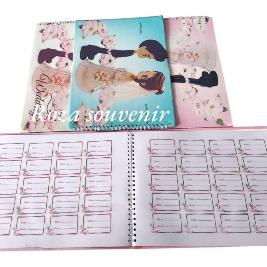 

Buku Tamu Undangan Sperasi Bunga C Muat 1 Tamu