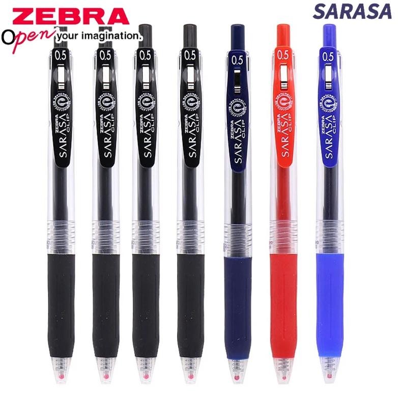 

Japan Zebra Gel Pens Sarasa Jj15 Press 0.5Mm Quick Drying Red Blue Black High-Capacity Kawaii School Office Accessories