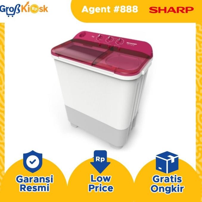 Tersedia MESIN CUCI 2 TABUNG 7.5 KG SHARP ES-T75NT ES T75NT EST 75 NT