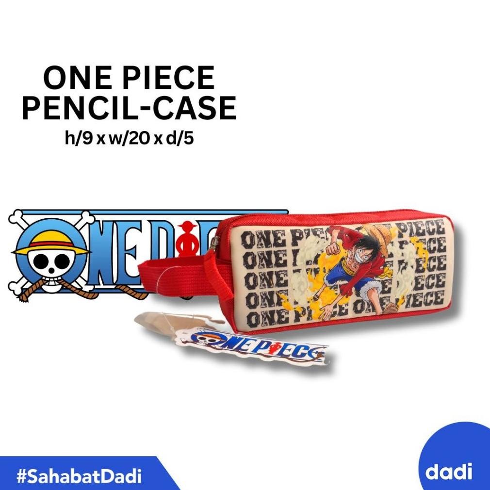 

LINDU Dadi - One Piece Luffy Red Pencil Case - Tempat Pensil/Alat Tulis