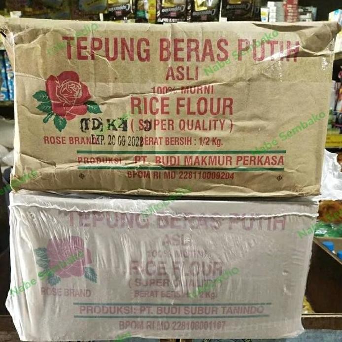 

Terlaris Tepung Beras Rose Brand 500Gr Per Dus