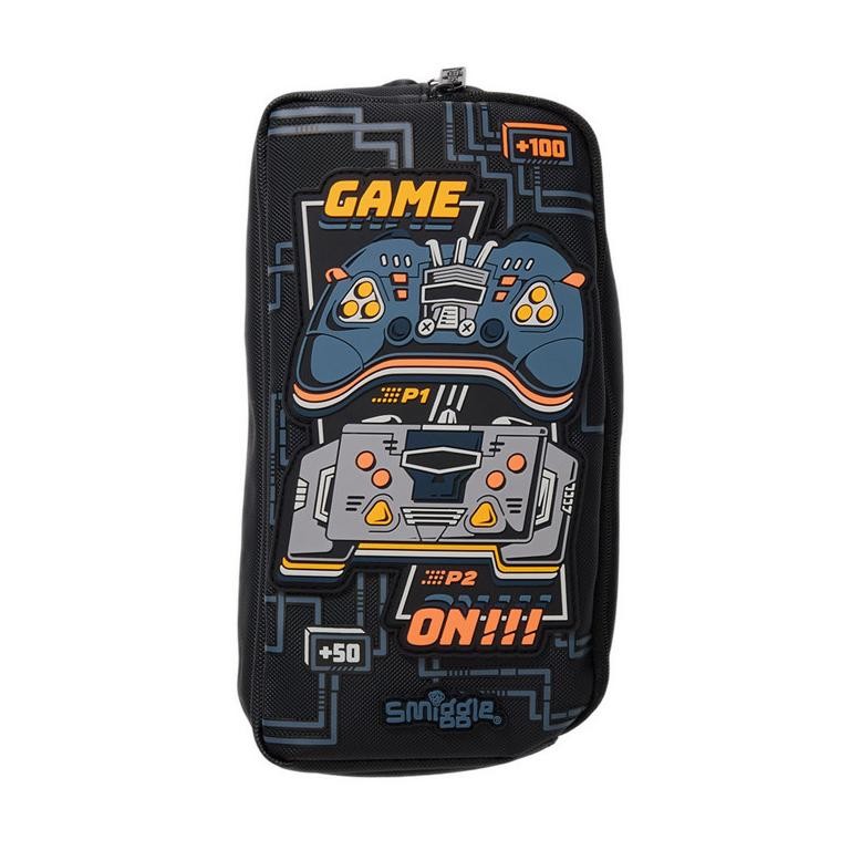 

LINDU Smiggle Super Charge Pocket Character Pencil Case - IGL456809BLK