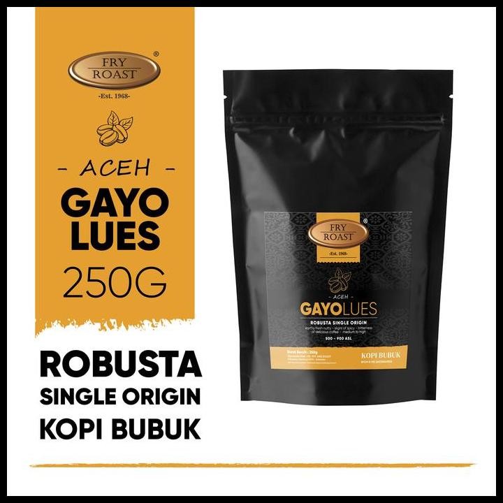 

Terlaris Kopi Robusta Aceh Gayo Lues 250 Gram (Biji/Bubuk) Good Quality