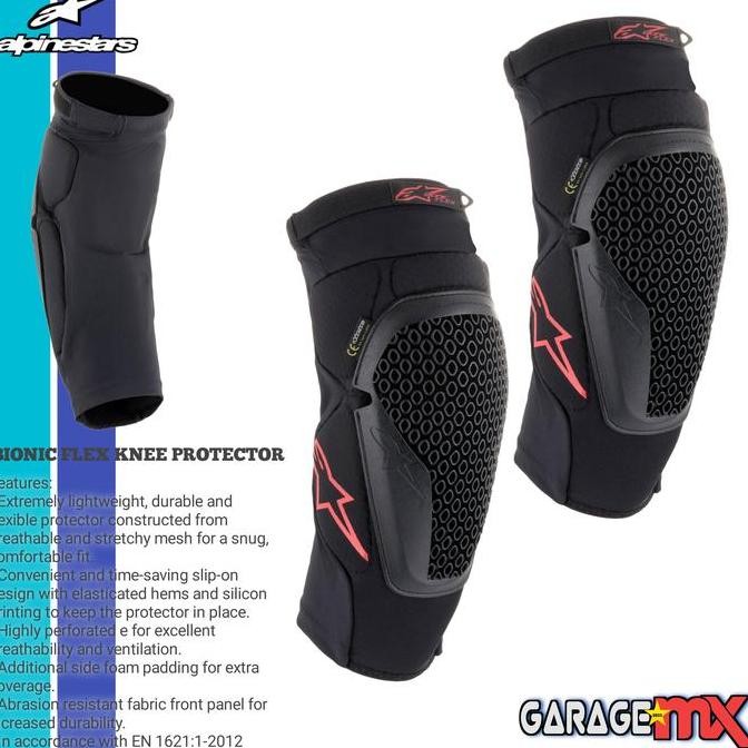 Spesial Knee Protector Alpinestars Bionic Flex.Knee Guard Alpinestars.Deker