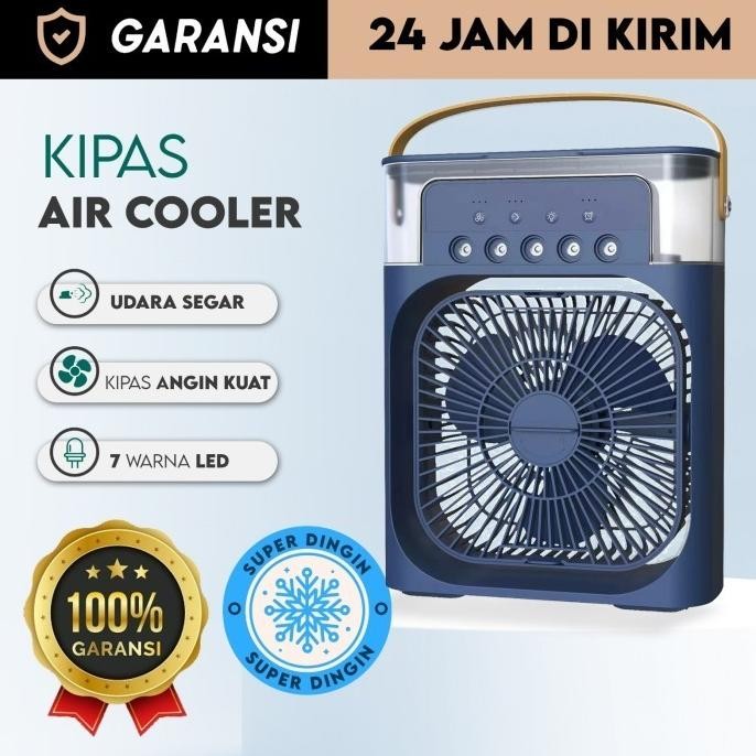 KIPAS AC AIRCON PENDINGIN MINI PORTABLE AIR COOLER HUMIDIFIER KECIL PELEMBAB UDARA KAMAR TIDUR