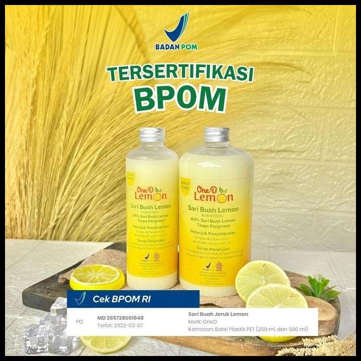 

Terlaris Sari Lemon 500 Ml Premium Fresh Onedlemon Murni Best Seller Good Quality