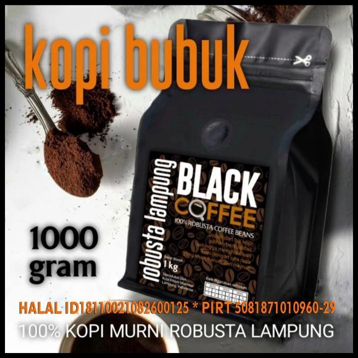 

Terlaris Kopi Bubuk Lampung 1 Kg ~ Black Coffee Robusta Lampung Good Quality