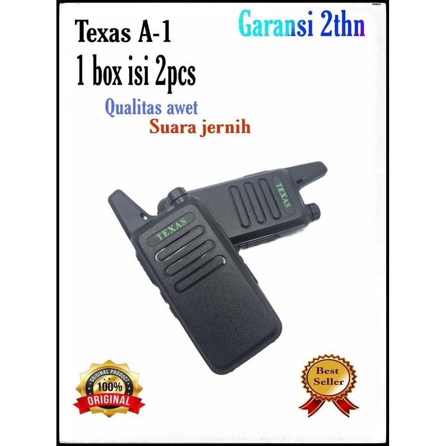 WALKIE TALKIE TEXAS X1 TERBARU BEST SELLER 5KM HT