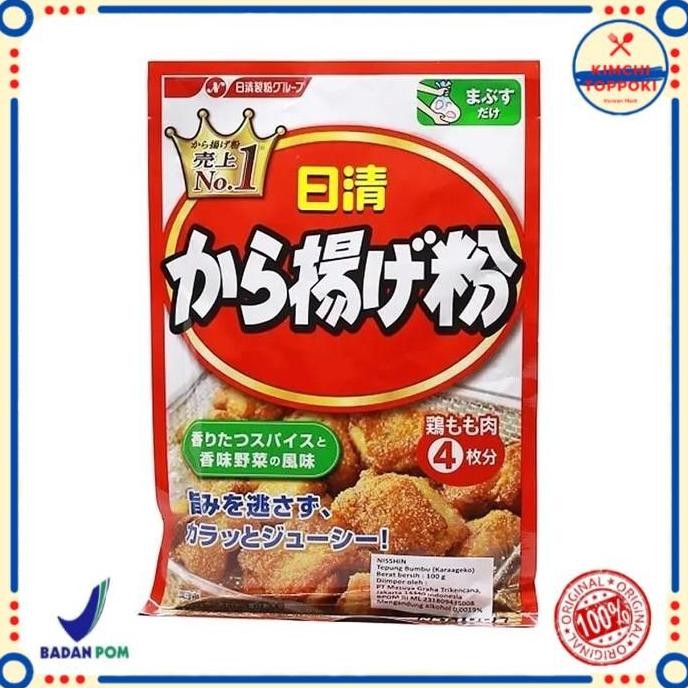 

Grosir Nisshin Karaage Ko / Tepung Bumbu Karaage Jepang 100Gr