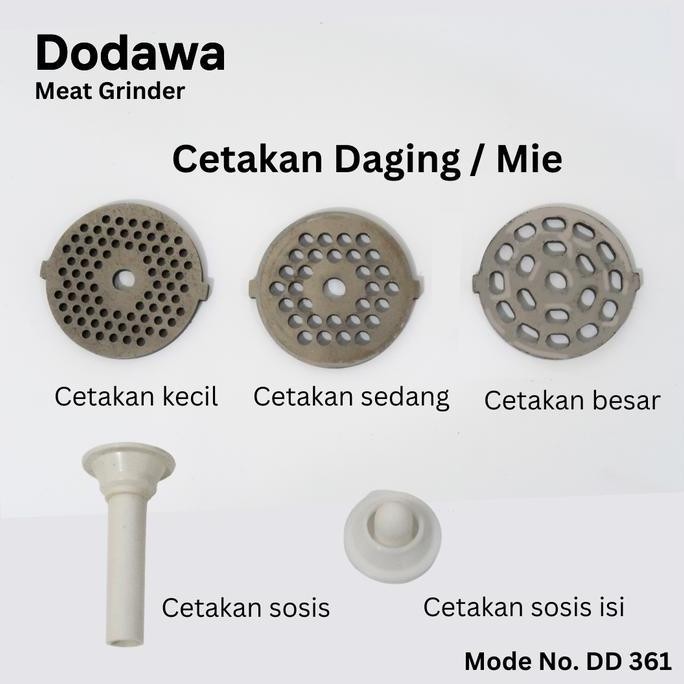 Terlaris Dodawa Penggiling Daging - Meat Grinder / Chopper / Gilingan Mie / Blender Daging / Sosis M